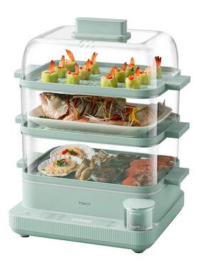 TOKIT厨几900W电蒸锅3D可视水位