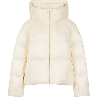 KBNE【90绒】白色三防羽绒服女冬季短款外套秋冬新款派克面包服女