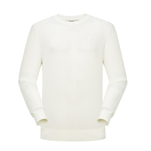 Lafuma/乐飞叶新款休闲运动华夫格卫衣男装套头圆领上衣长袖T恤