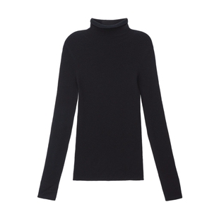 胶囊衣橱/MSLAN重磅澳洲羊毛 冬季无缝一体高领毛衣无压感打底衫