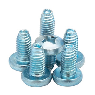 GB6560三角牙自攻 十字 盘头自锁螺丝M3M4M5M6半圆头机柜螺丝