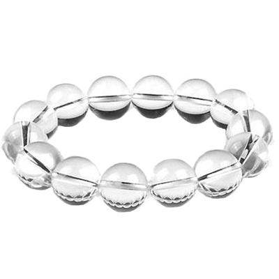 5a级天然白水晶龙年手链