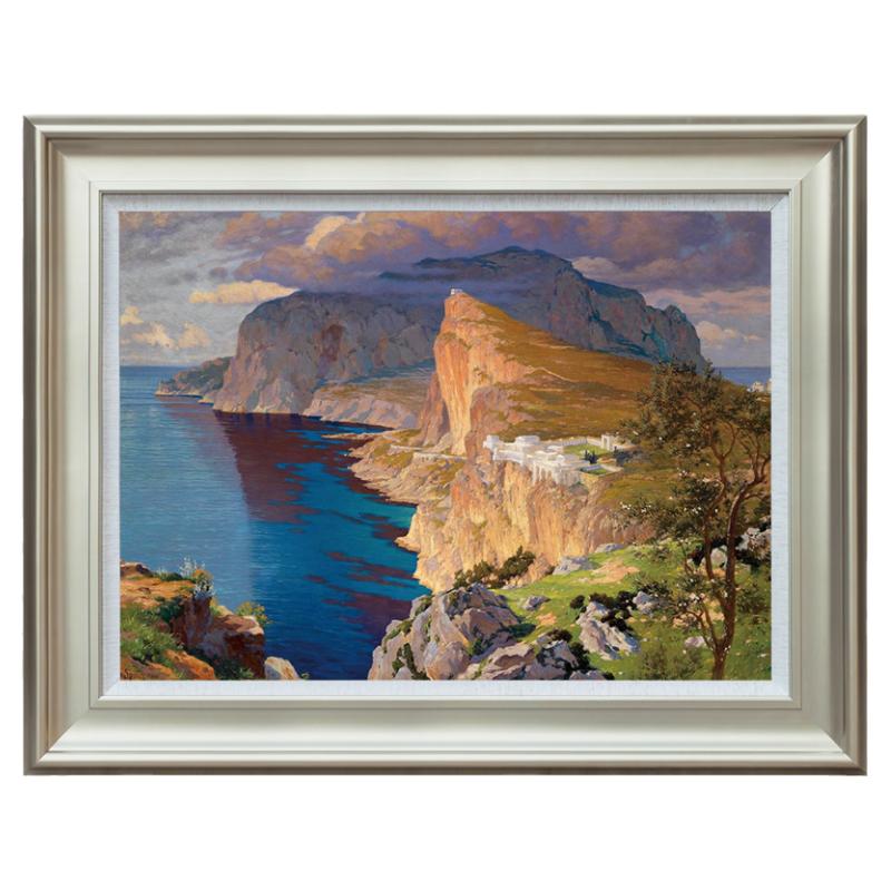 风色风景油画欧式客厅餐厅挂画