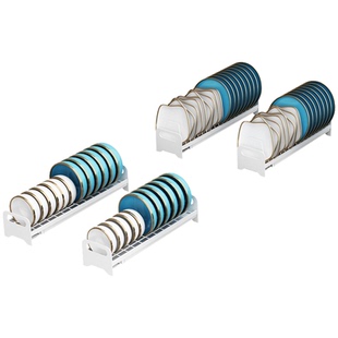 厨房抽屉碗架内置物架拉篮橱柜碗碟收纳架抽拉式放柜子里的沥水架