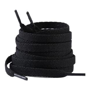 黑色鞋带扁平粗帆布鞋运动鞋dunk板鞋男士女款马丁靴皮鞋带绳圆形