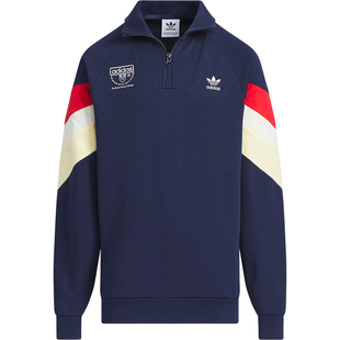 Adidas/阿迪达斯正品三叶草儿童复古针织透气运动卫衣JM4671