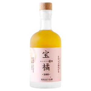 宝橘果酒10.5度纯发酵柑桔酒100ml橙酒微醺果酒柑橘发酵酒