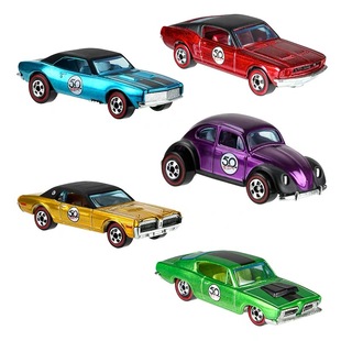 风火轮50周年复刻珍藏限量版小车 福特跑车模型玩具 带徽章