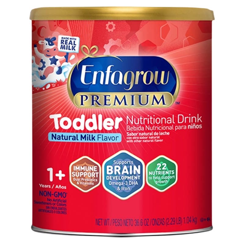 美版美赞臣Enfagrow红罐小马达幼儿配方奶粉3段1040g【27年2月】