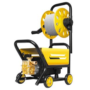 新型增压洗车机220v高压水枪家用大功率清洗机强力洗地神器刷车泵