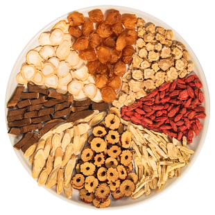 黄芪党参人参枸杞红枣组合装女生补养女人气血花茶调理不足养生茶