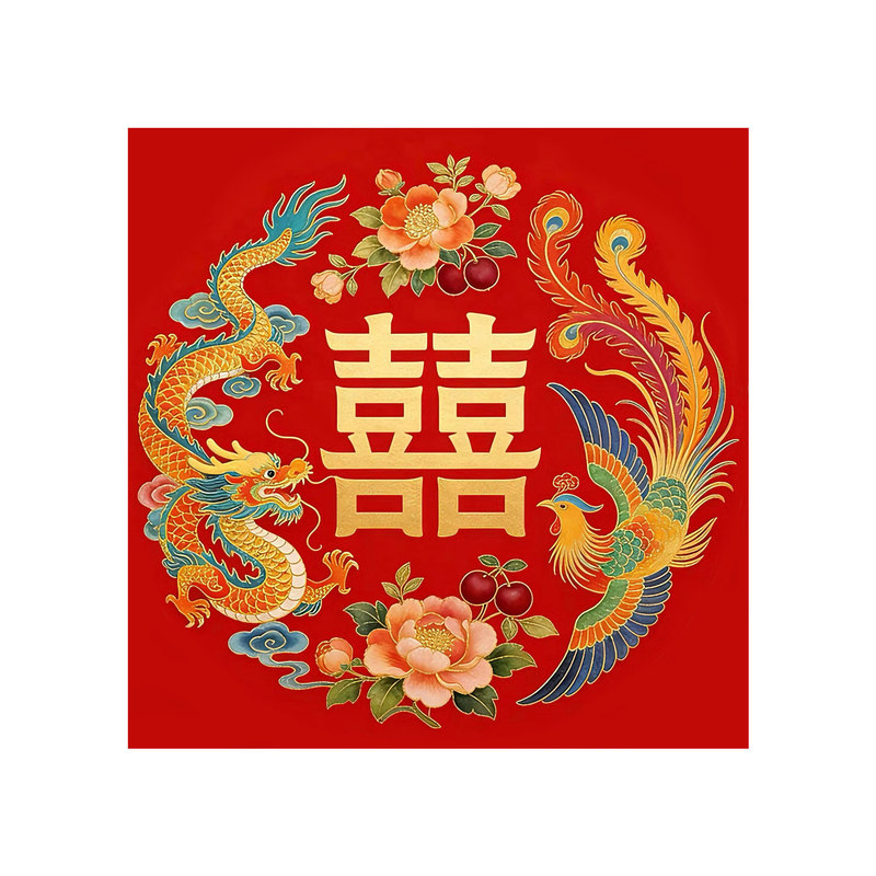 结婚钻石画满钻2026新款新人定婚礼大气手工贴钻十字绣线绣送闺蜜