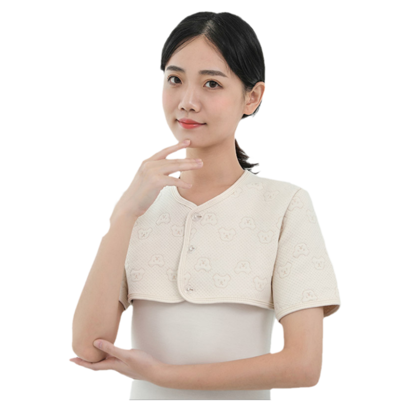 春秋季睡觉防寒夜间喂奶神器坎肩