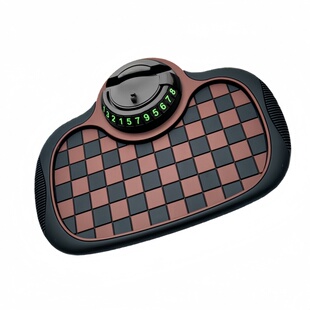 车载三合一汽车仪表台防滑垫中控车载手机号码牌摆件车内装饰垫子