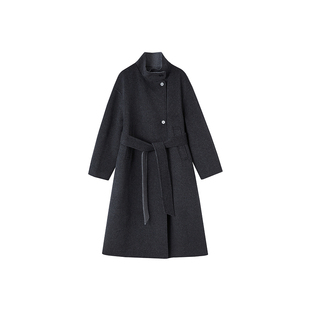 【呢好系列大衣】indicia标记25冬新款立领羊绒羊毛长款毛呢DY231