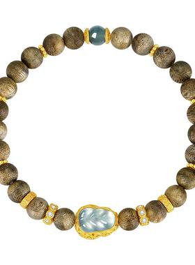 【圣诞礼物】周大生沉香木手串