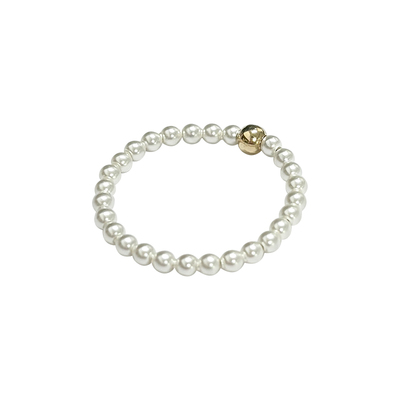 方糖家法式温柔纤细14k包金珍珠