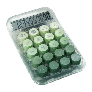 计算器高颜值女神款计算机办公室用机械按键可爱网红款大学生儿童学生用公务员财务会计语音款多功能商用