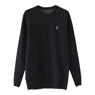 190男装高个子加长版卫衣长袖上衣超长款秋冬加绒套头圆领打底衫