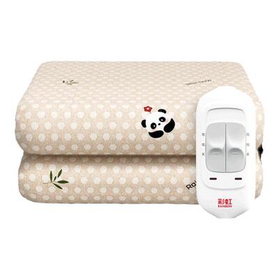 彩虹电热毯遇水不漏电两年包换