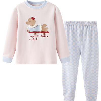 英氏儿童秋衣秋裤7A抑菌