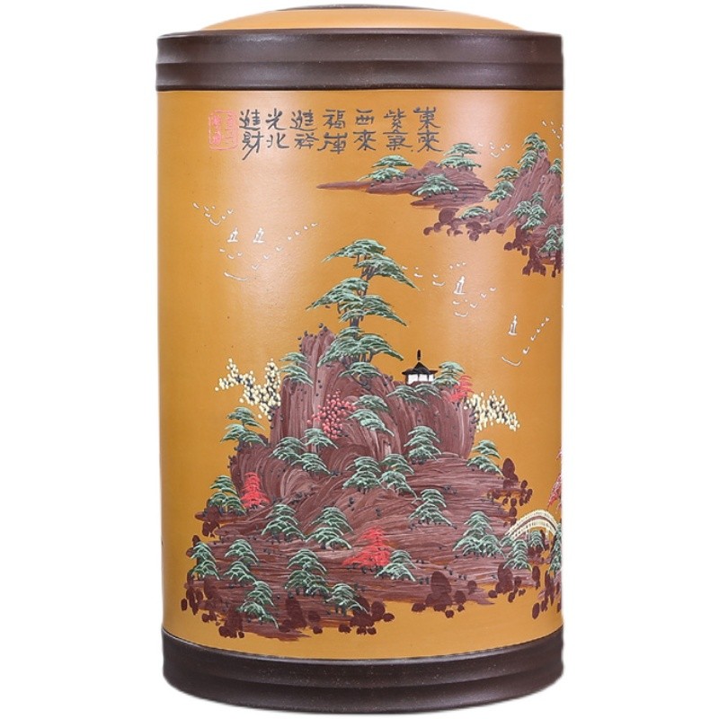 大号宜兴宜兴大号紫砂茶叶罐普洱