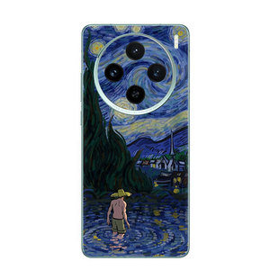 适用vivox100pro手机后盖贴纸x200promini改色背膜y100i/Y375G彩膜Y300PRO后壳全包一体膜x100 ultra磨砂定制