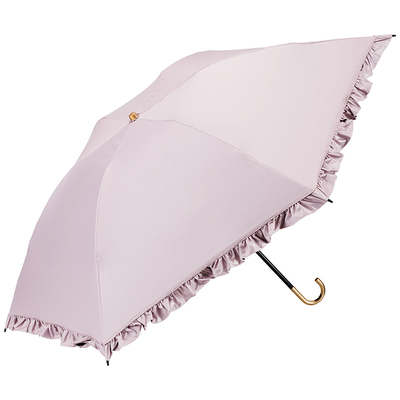 日本Waterfront黑胶晴雨伞防晒遮阳伞女折叠高颜值防紫外线太阳伞