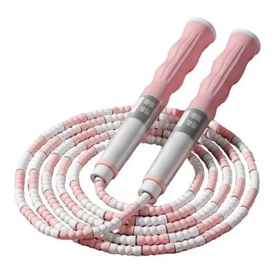 竹节跳绳儿童小学生幼儿园初学中考专用考试宝宝跳绳子竞速不打结