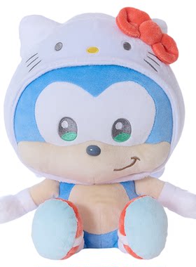 [2件5折] SEGA世嘉 SONIC＆FRIENDS三丽鸥 毛绒挂件玩偶日谷cy