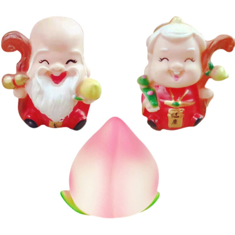 系列福如东海仙鹤祥云套装寿桃
