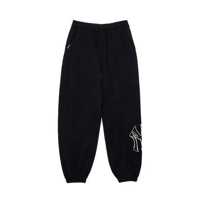 MLB官方男女情侣保暖加绒百搭大LOGO休闲束脚长裤25冬季新款PTB21