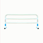 儿童高低床上铺加高护栏婴儿床防掉围栏杆免打孔蓝乳白色防摔挡板