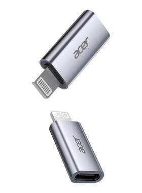 宏碁lighting/苹果OTG转接typec头外接U盘iPad手机连接数据线通用