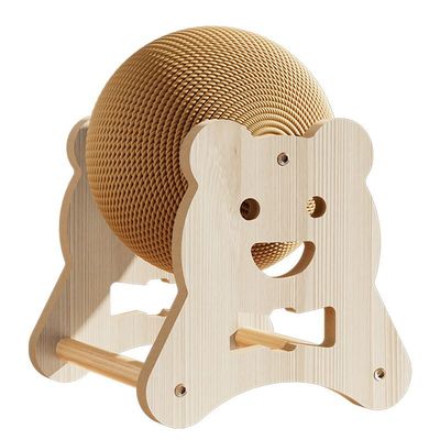 剑麻猫抓球耐磨不掉屑立式猫抓球猫猫玩具自嗨解闷猫咪磨爪球耐抓