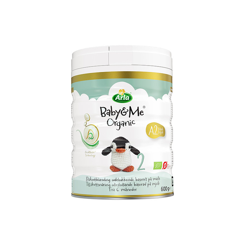 丹麦Arla/阿拉白金A2版奶粉2段进口有机婴幼儿牛奶粉宝贝与我600g