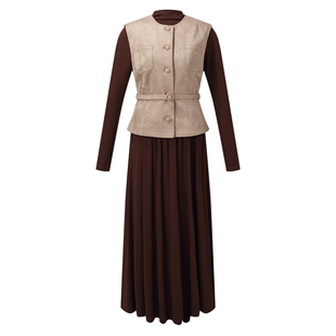 歌莉娅套装女2025新款秋季大方得体穿搭巨好看两件套裙1ECLAB390