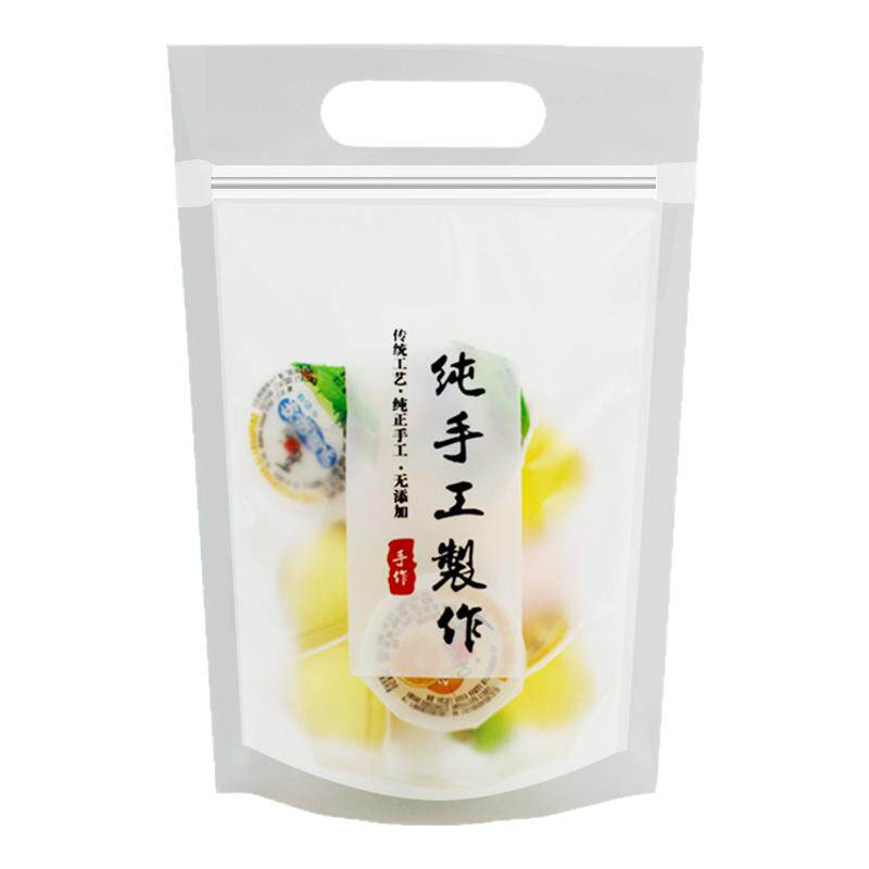 纯手工制作食品包装袋烘焙手提薯土豆片雪花酥饼干芋片磨砂密封袋