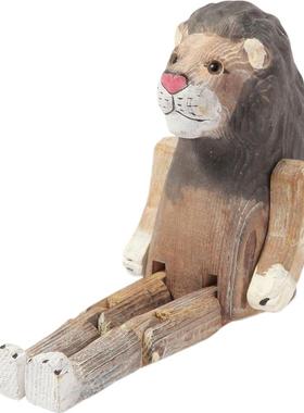 niko and ... 装饰品2025新款复古木质创意趣味动物摆件586537