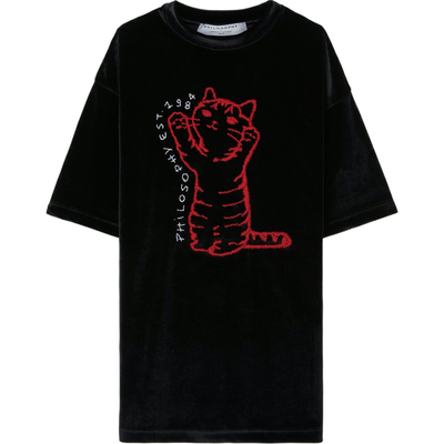 【折扣再降】Philosophy 春夏女童刺绣金属丝面料T恤