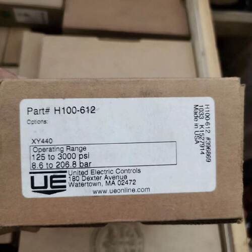 议价H100-612 库存现货全新原装正品 UE 压力开关 H100-612