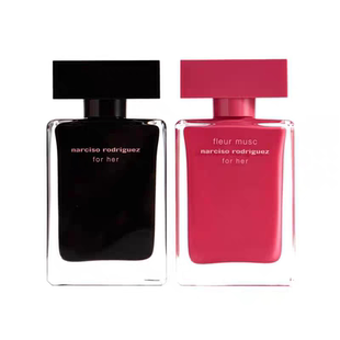 Narciso纳茜素纳西素纳西索for her玫红麝香纯粹迷情黑色女士香水