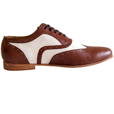 真皮底拼色系带swing男鞋