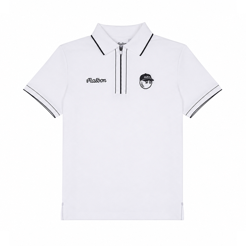 Malbon高尔夫半拉链POLO衫