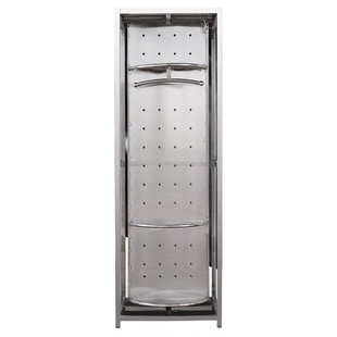 304不锈钢消防战斗服架可旋转双面救援服衣架消防员专用换装架