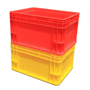 加厚带盖周转箱塑料大号物流箱长方形灰色箱子胶框储物收纳养龟箱