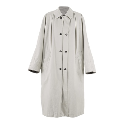 YOEYYOU秋冬O形双门襟大衣外套女