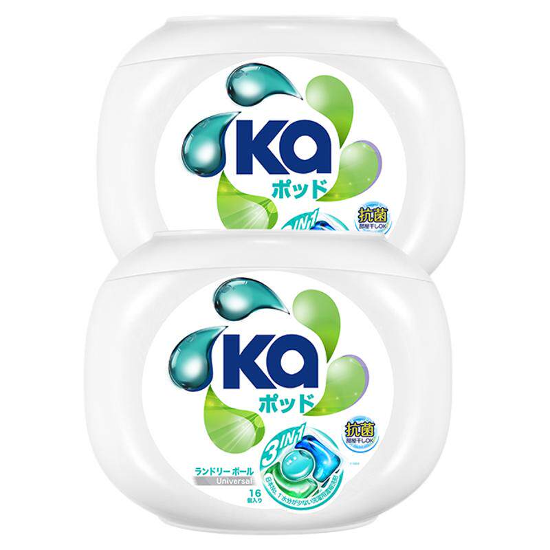 【百亿补贴】菁华KA3合1洗衣凝珠洗衣液球抗菌持消臭留香青草淡香