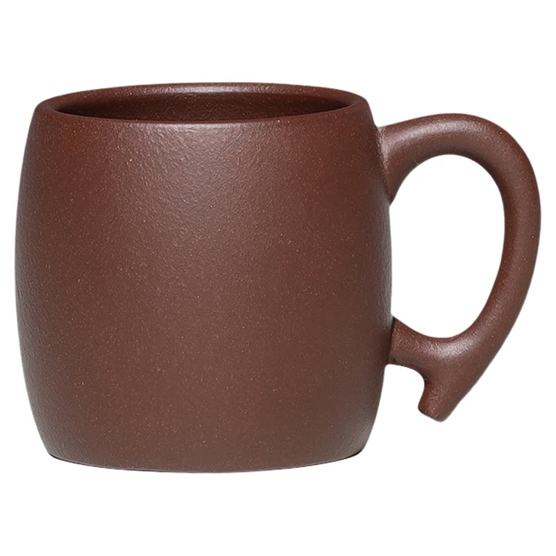 紫砂杯提把纯手工主人杯单杯紫泥茶杯