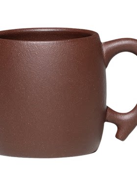 紫砂杯提把纯手工主人杯单杯紫泥紫砂杯子功夫茶具小口杯茶碗茶杯